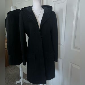 Beautiful Vintage Wool Midi Coat By MK Klein Size 38 M